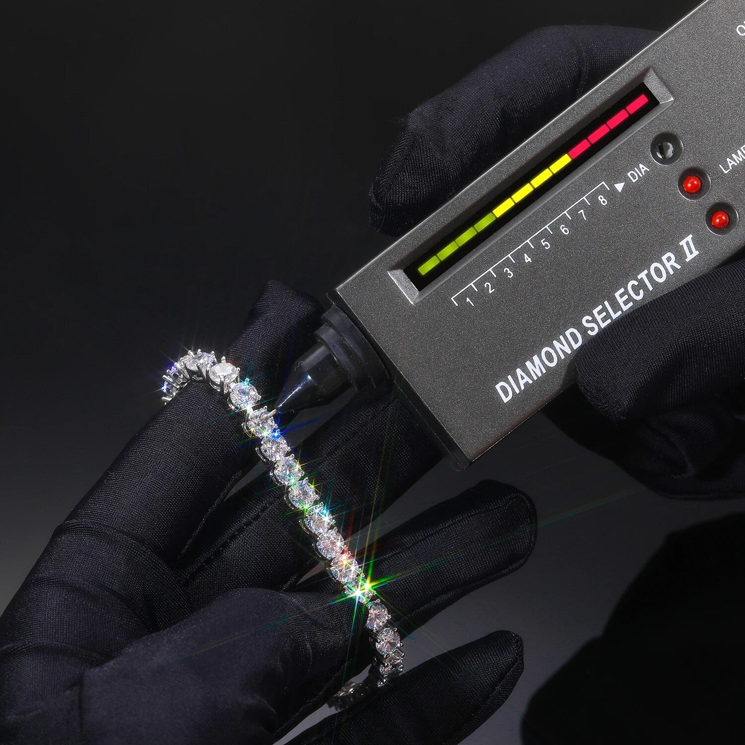 925 Tennis Bracelet With Moissanite